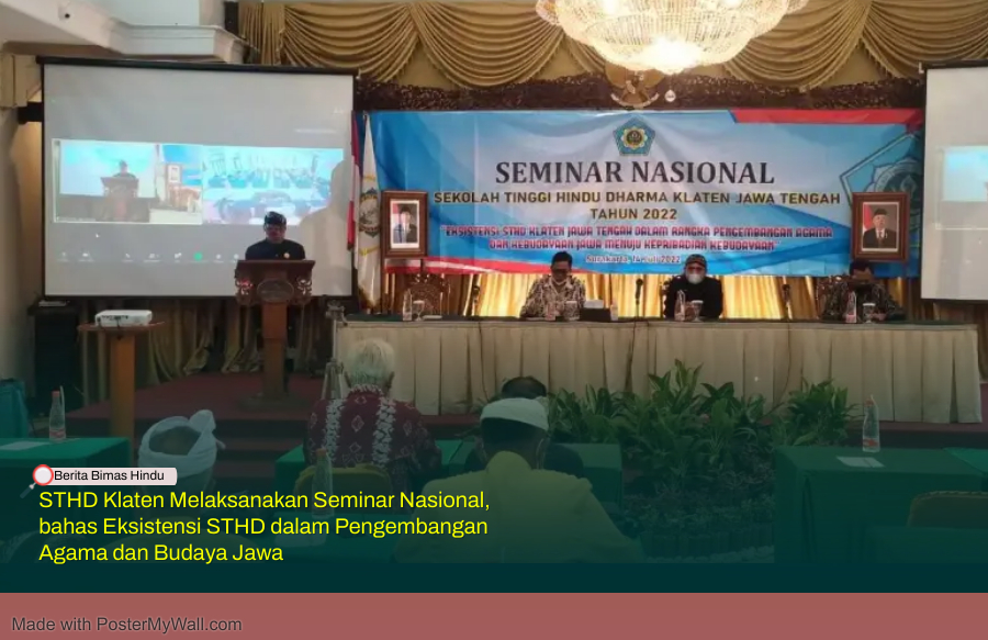 Seminar Nasional, Eksistensi STHD Klaten dalam Perkembangan Agama dan Budaya Jawa