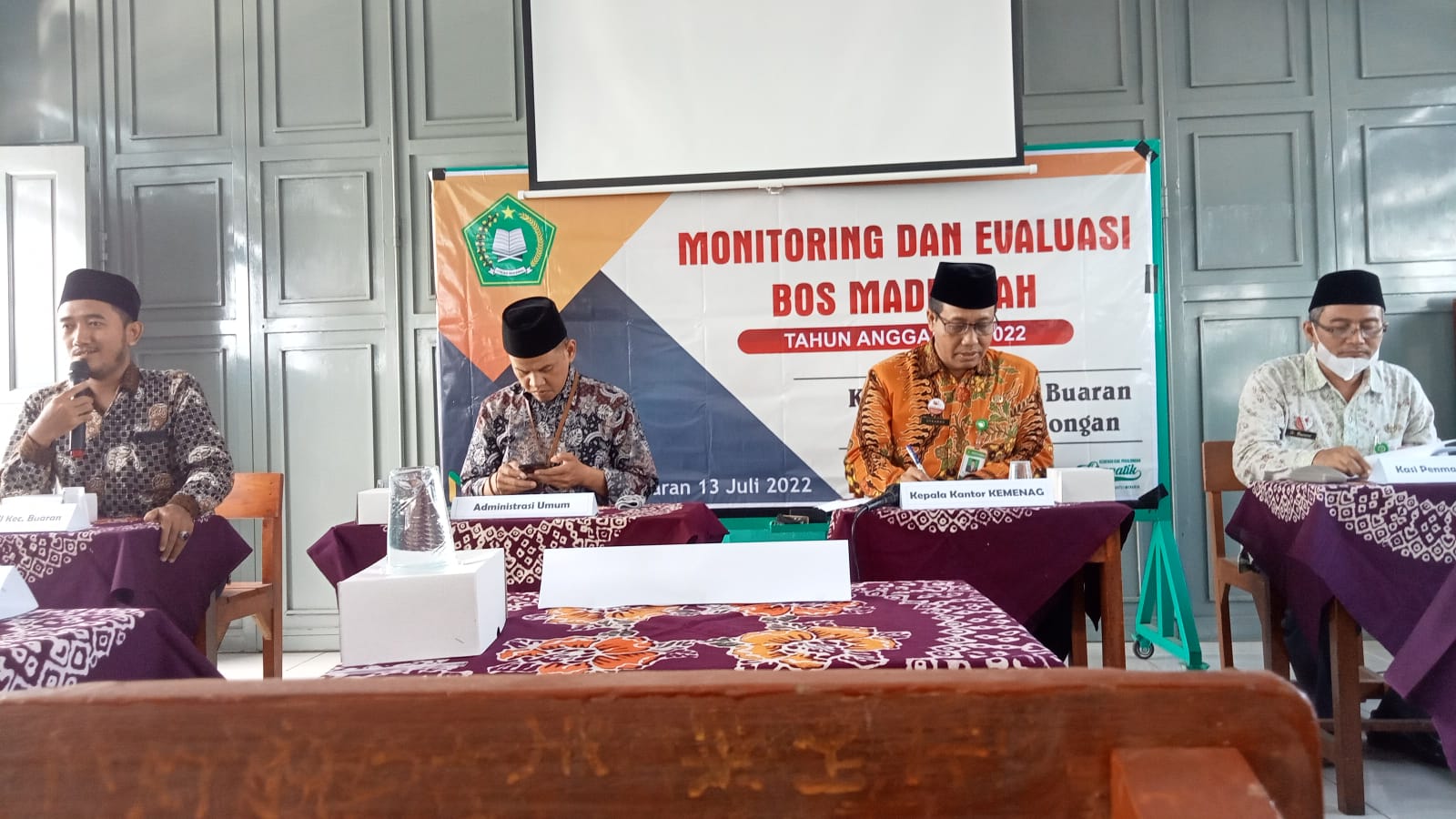 Monev Dan Bimbingan Pelaporan BOS