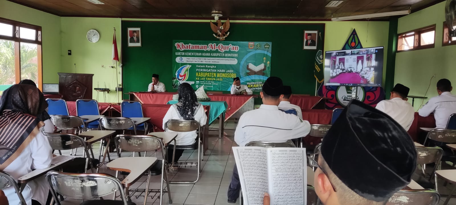 Hari Jadi Wonosobo ke 197, Kankemenag Ikuti Gelaran Khatam Al Quran