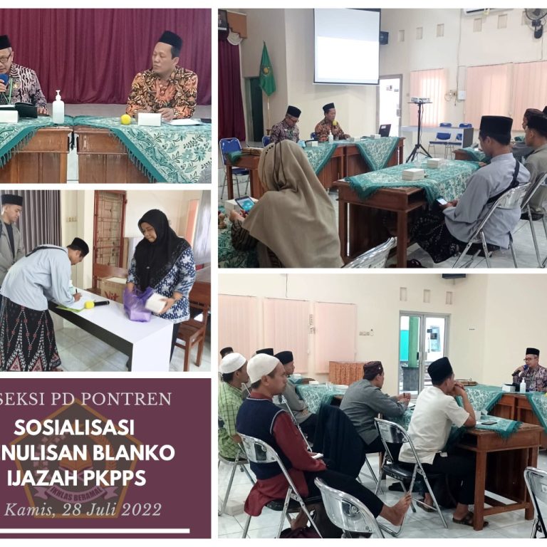 Rakor Sosialisasi Penulisan & Penyerahan Blangko Ijazah PK PPS Tahun Pelajaran 2021/2022