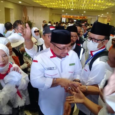 Menag Lepas Jemaah Haji SOC 9 Dilepas Menag Menuju Arofah