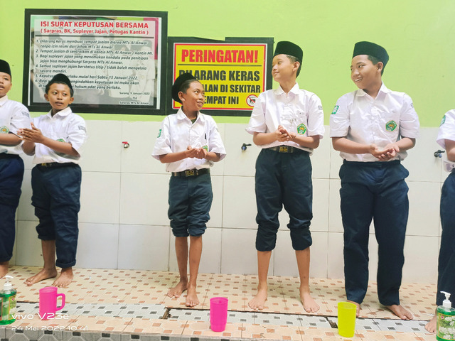 MTs Al-Anwar Budayakan Pola Hidup Sehat