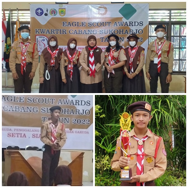 MTs Negeri 2 Sukoharjo Wakili Eagle Scout Award Tingkat Kwartir Daerah Jawa Tengah