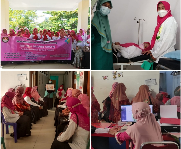 15 Anggota DWP Kemenag Rembang Ikuti Tes IVA dan Sadanis
