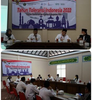 Komitmen Sukseskan Tahun Toleransi 2022, Kemenag Pati Gelar Rakor