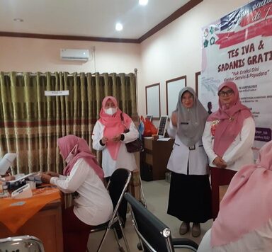 DWP Kemenag dan Dinkes Gelar Tes IVA dan Sadanis Gratis