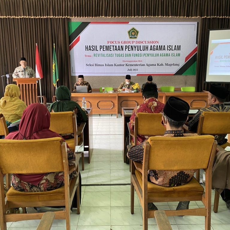 Petakan Permasalahan Masyarakat, Bimas Islam Kabupaten Magelang Adakan FGD Revitalisasi Tusi Penyuluh