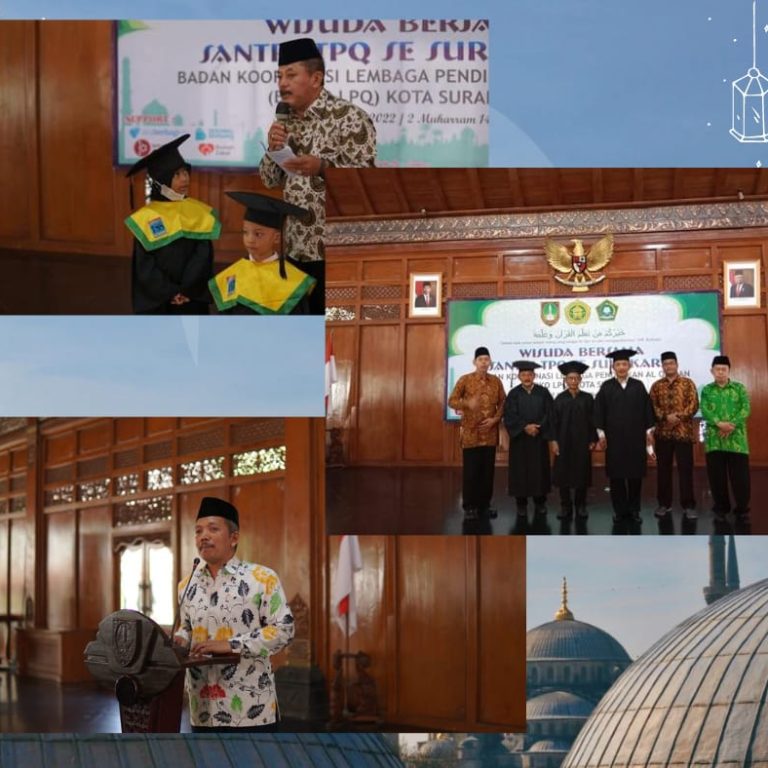 Wisuda Bersama Santri TPQ Kota Surakarta tahun 2022