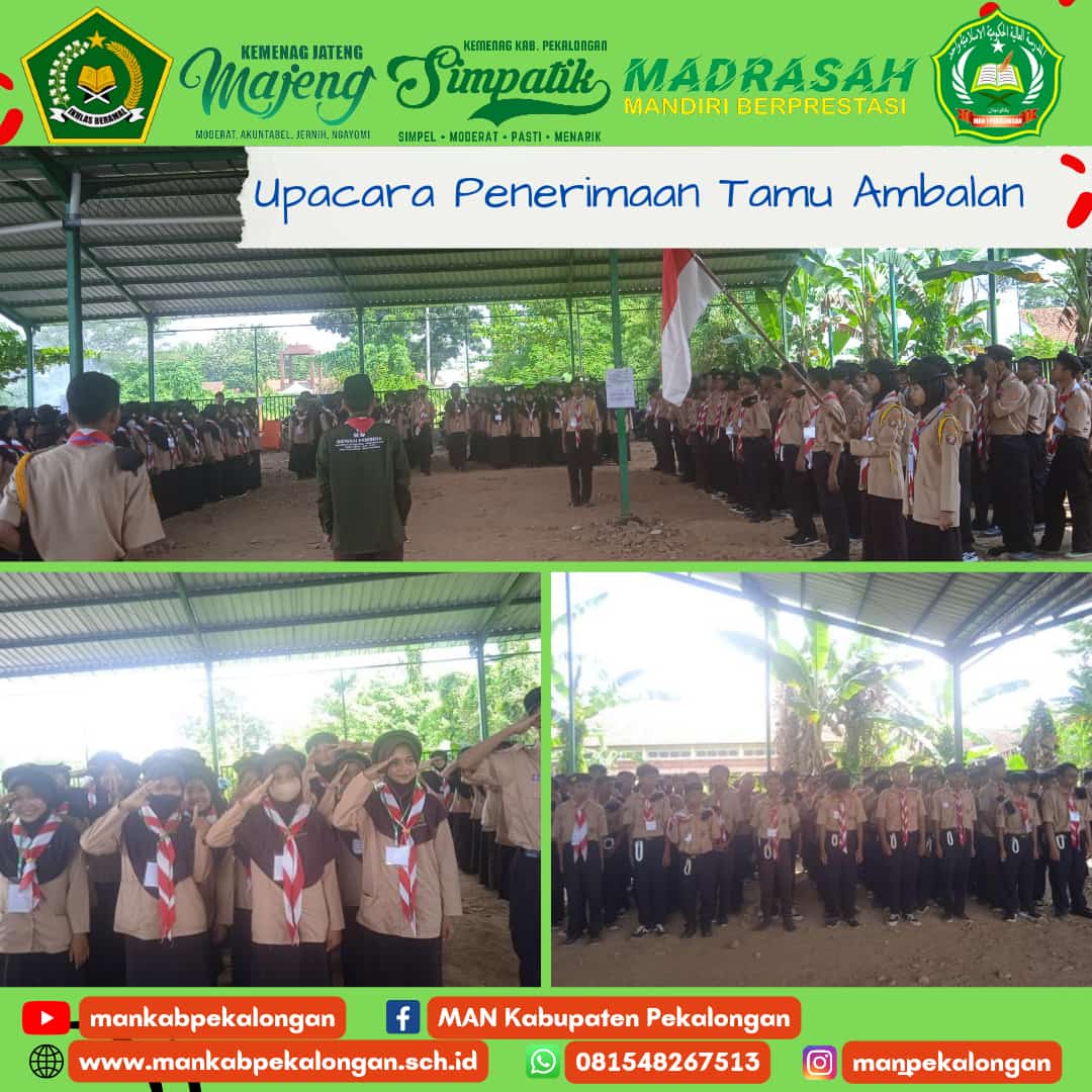 Penerimaan Tamu Ambalan Gerakan Pramuka Gudep 13.121-13.122 Diponegoro-Masyithoh Tahun Ajaran 2022-2023