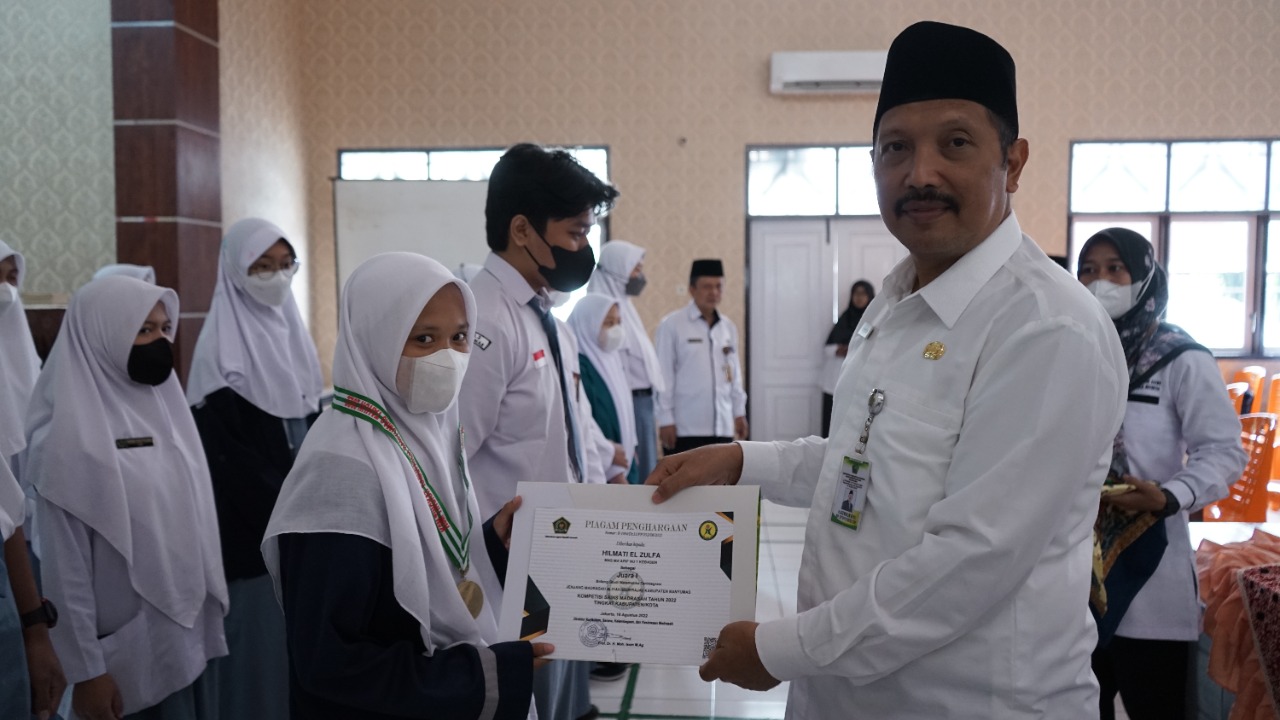 Kakankemenag Banyumas siapkan bonus khusus bagi Juara KSM Tingkat Provinsi dan Nasional