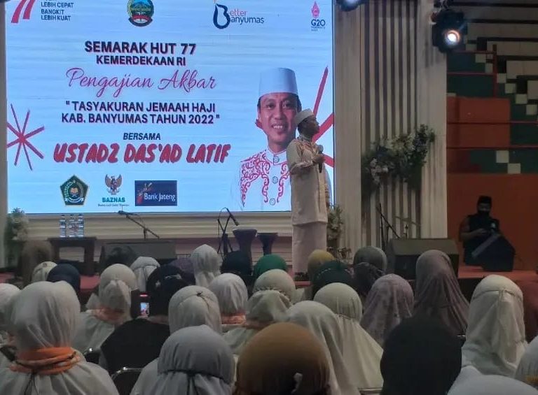 Pengajian Akbar Semarak HUT RI ke 77.