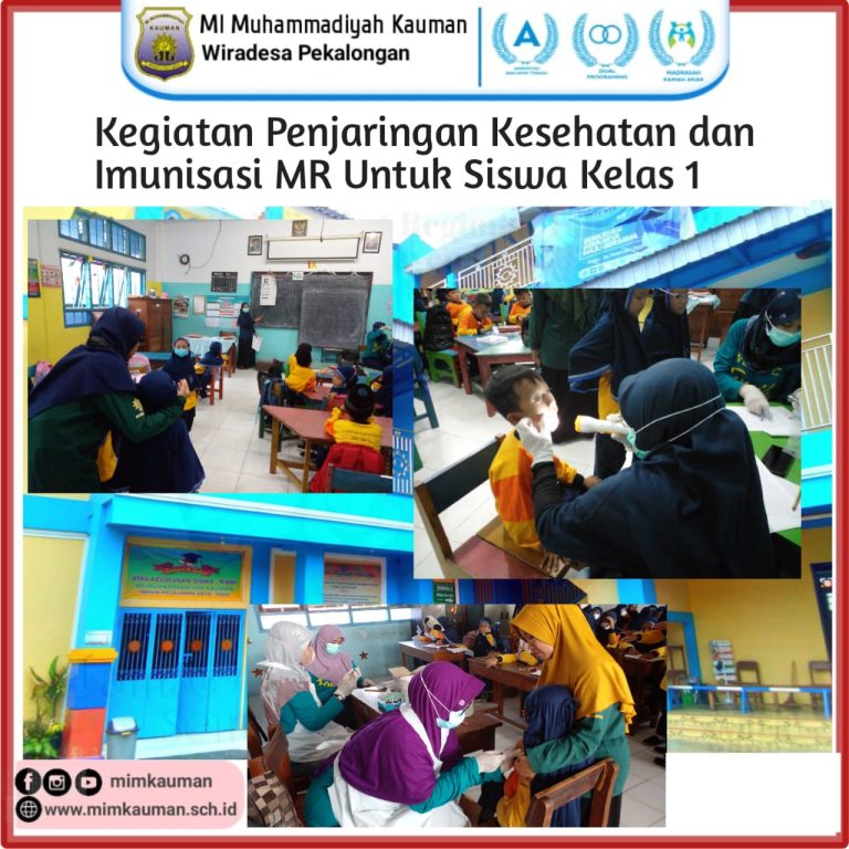 Penjaringan Kesehatan dan Imunisasi MR Bagi Siswa Baru Kelas 1