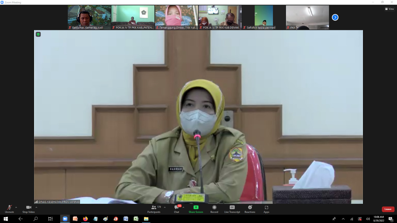 Rapat Evaluasi  Percepatan Pencapaian Target BIAN