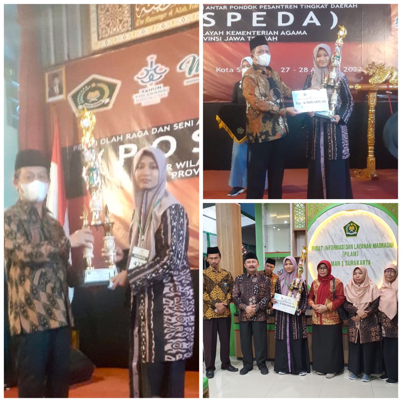 Alfinatus Syifa, Santri Asal Demak Raih Juara 1 Pidato Bahasa Indonesia di Ajang Pospeda Jateng
