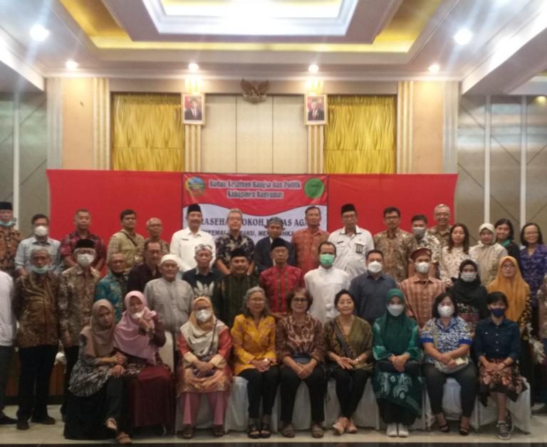 Dukung Tahun Toleransi , Kemenag Banyumas dan Kesbangpol Gelar Sarasehan Tokoh Lintas Agama.