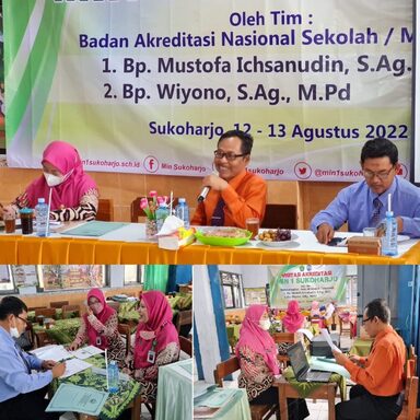 MIN 1 Sukoharjo Kedatangan Tim dari Badan Akreditasi Nasional Sekolah/Madrasah