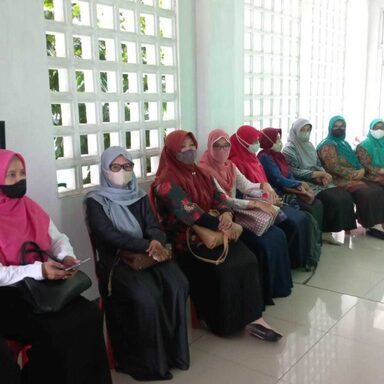 Tes IVA Dan Sadanis Di Banyumas Diikuti Oleh 30 Ibu Ibu