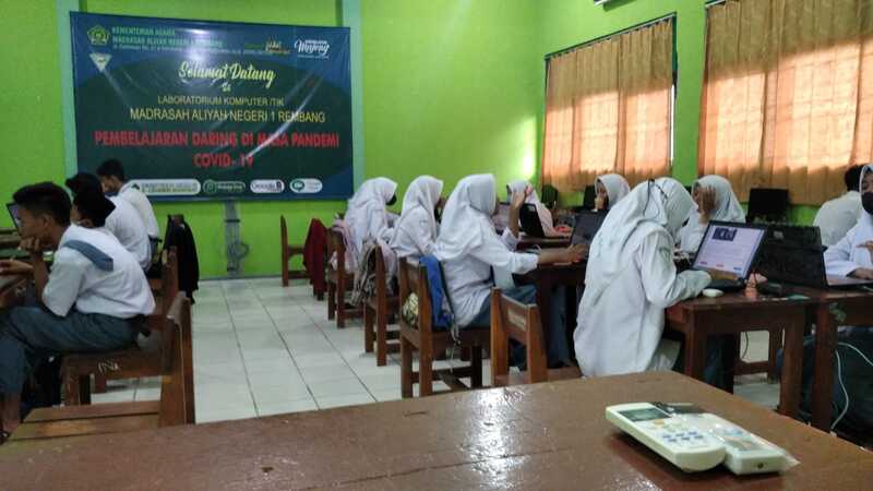 50 Siswa MAN 1 Rembang Ikuti ANBK 2022