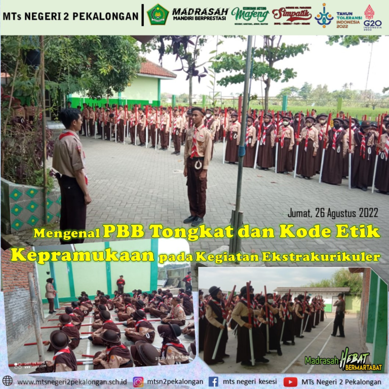 Mengenal PBB Tongkat dan Kode Etik Kepramukaan melalui Kegiatan Ekstrakurikuler