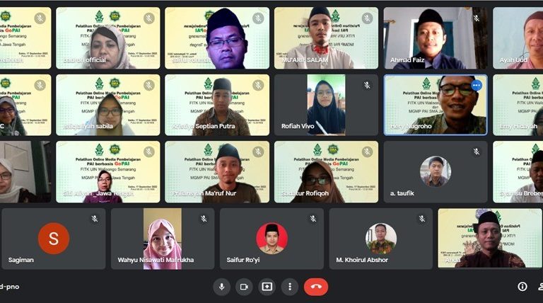 MGMP PAI SMA Jateng Gelar Pelatihan Media Berbasis Go-PAI