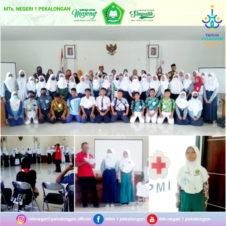 Peserta Dididk MTs N 1 Pekalongan Ikuti Pelatihan Pembentukan FORPIS PMR Madya