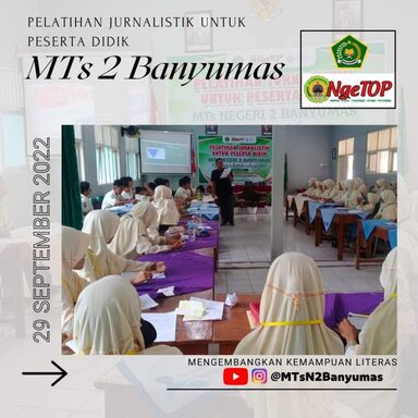 Bentuk Siswa Yang Mahir Menulis, Melalui Pelatihan Jurnalistik