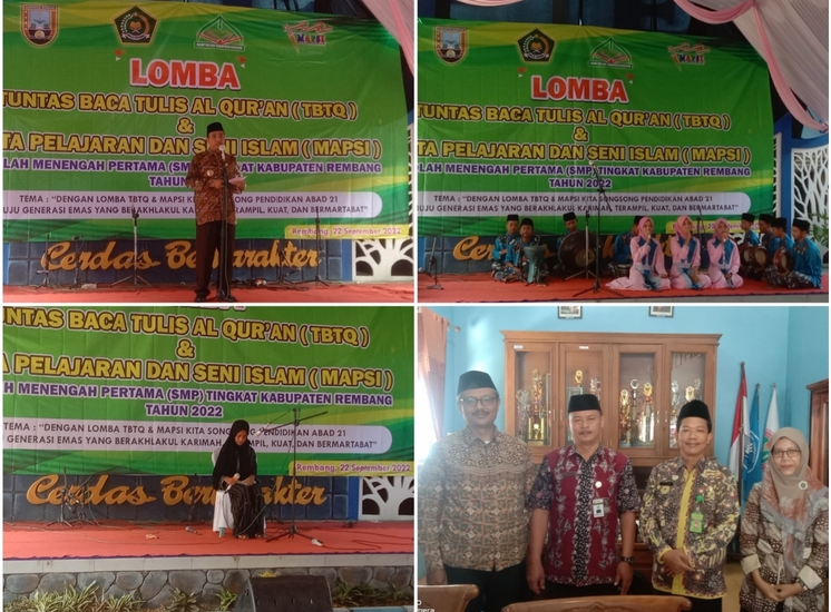 TBTQ dan MAPSI, Ajang Kompetisi dan Kreativitas Seni Islam Siswa SMP