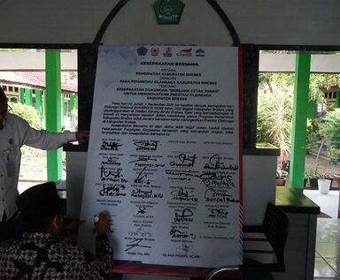 Kolaborasi dan Sinergi Kemenag dengan Pemda dalam Meningkatkan Prestasi Olahraga di Brebes