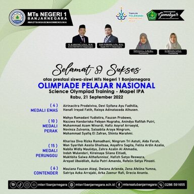 Raih 35 Medali di Ajang Olimpiade Pelajar Nasional, Novia: Belum Cukup!