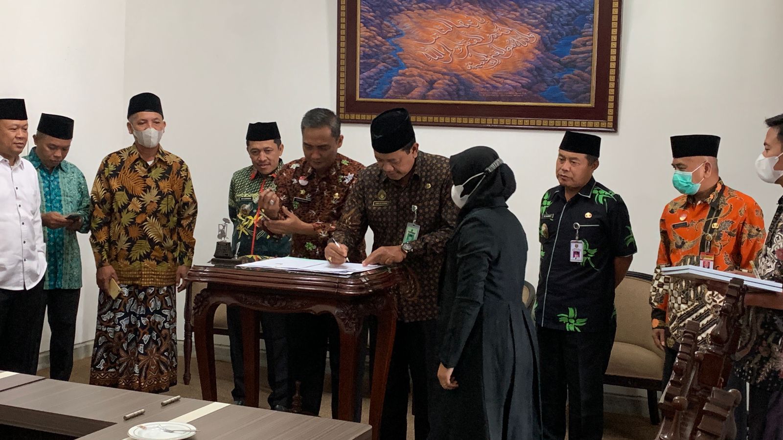 Penandatanganan Perjanjian Kerja Sama Pengembangan Wisata Religi Lintas Sektoral