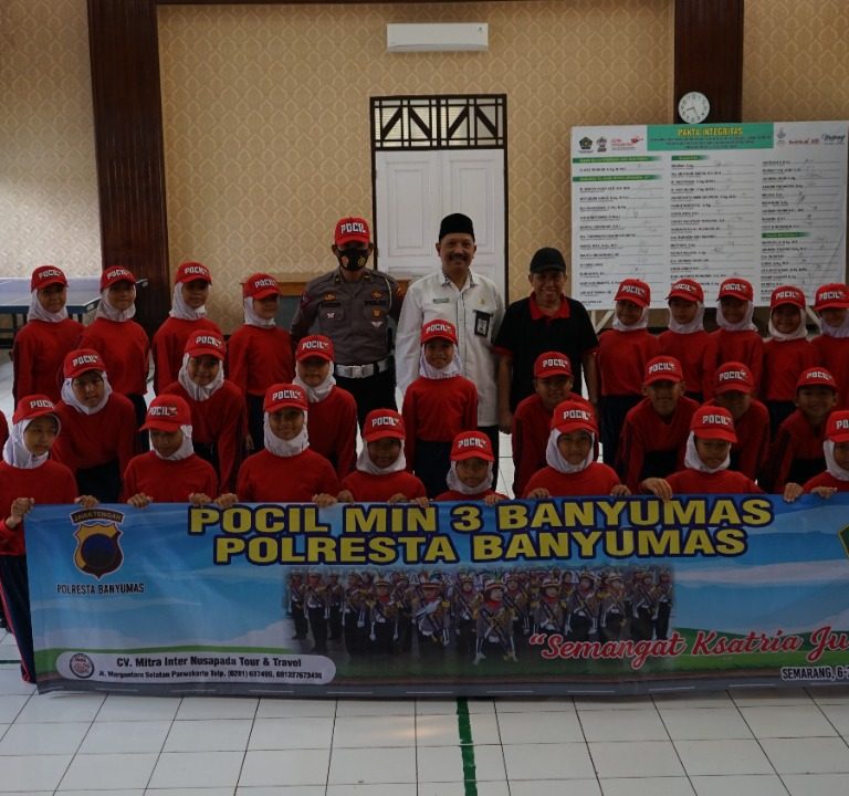 POLCIL MIN 3 Banyumas Dilepas Kakan Kemenag, siap berlaga  Menuju AKPOL Semarang
