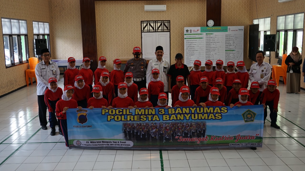 POLCIL MIN 3 Banyumas Dilepas Kakan Kemenag, siap berlaga  Menuju AKPOL Semarang