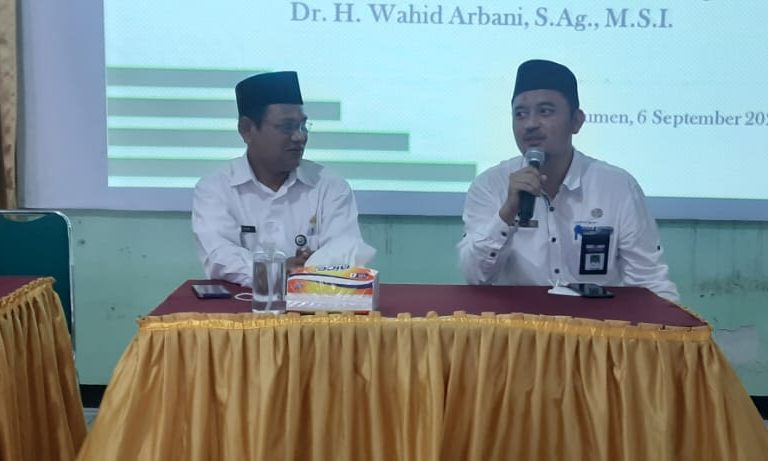 Berikan Pembinaan Di MAN 2 Kebumen, Kabag TU Kanwil Kemenag Jateng Dorong ASN Tingkatkan Kompetensi Digital