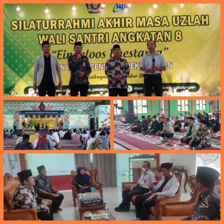 Tangis Haru Pecah Seketika Dalam Prosesi Sungkeman di Acara Silaturahmi Akhir Masa ‘Uzlah Wali Santri MAN IC Pekalongan Angkatan 8 “Eindeloos Drestanta”