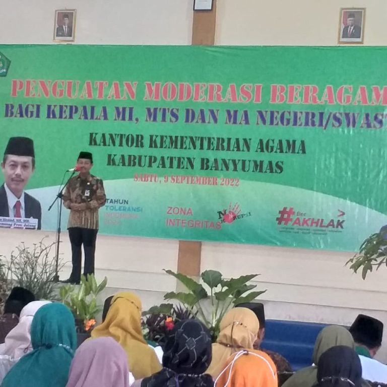 300 KAMAD ikuti Penguatan Moderasi Beragama Bersama Kakanwil Jateng.