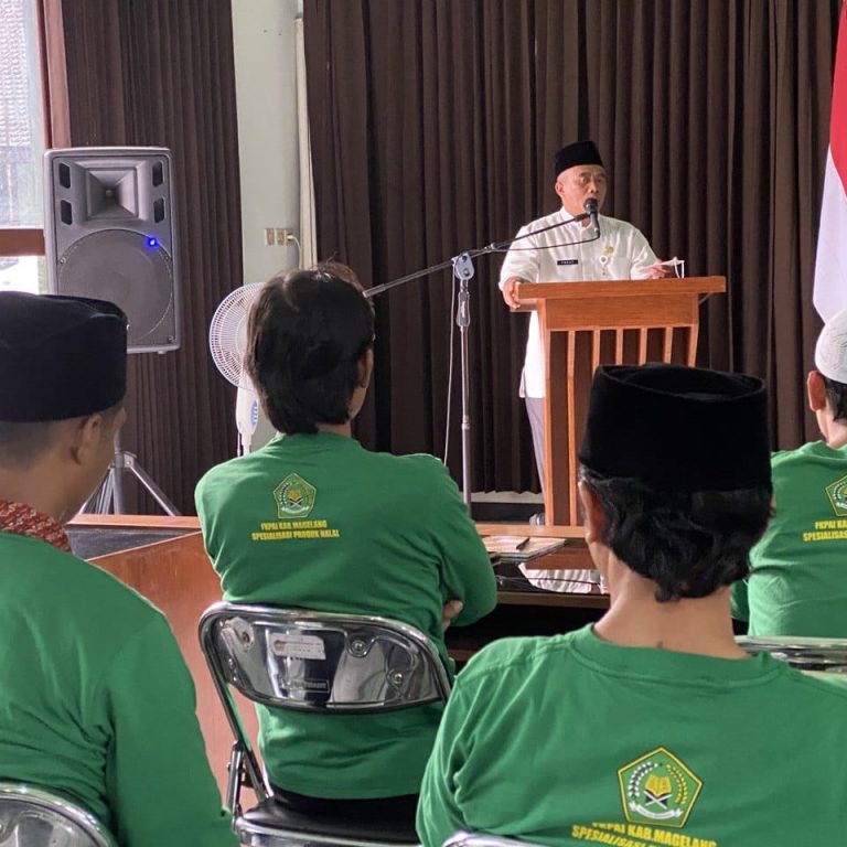 Penutupan Diklat Pendamping Produk Halal Kemenag Kabupaten Magelang