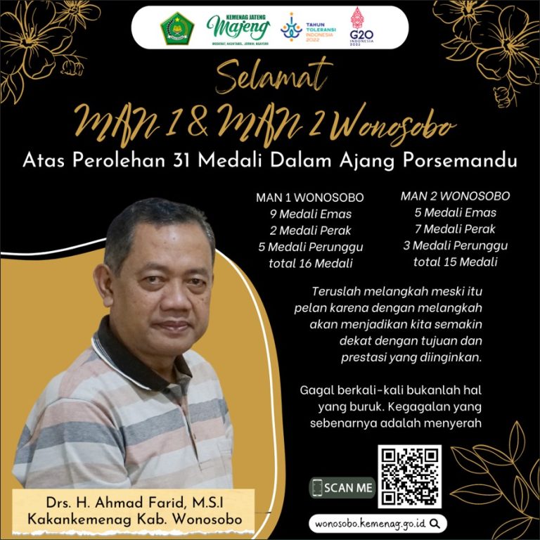 MAN Kebanggaan Wonosobo, Sapu Bersih Lawan Tanding Porsemandu Se-Kedu