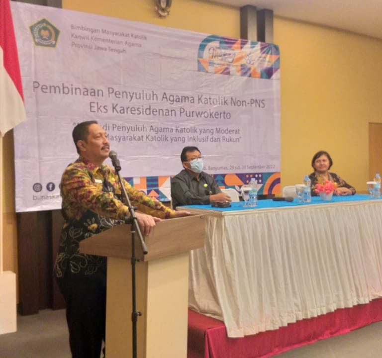 Penyuluh Agama Katolik Se Eks Karsidenan Purwokerto Ikuti Pembinaan