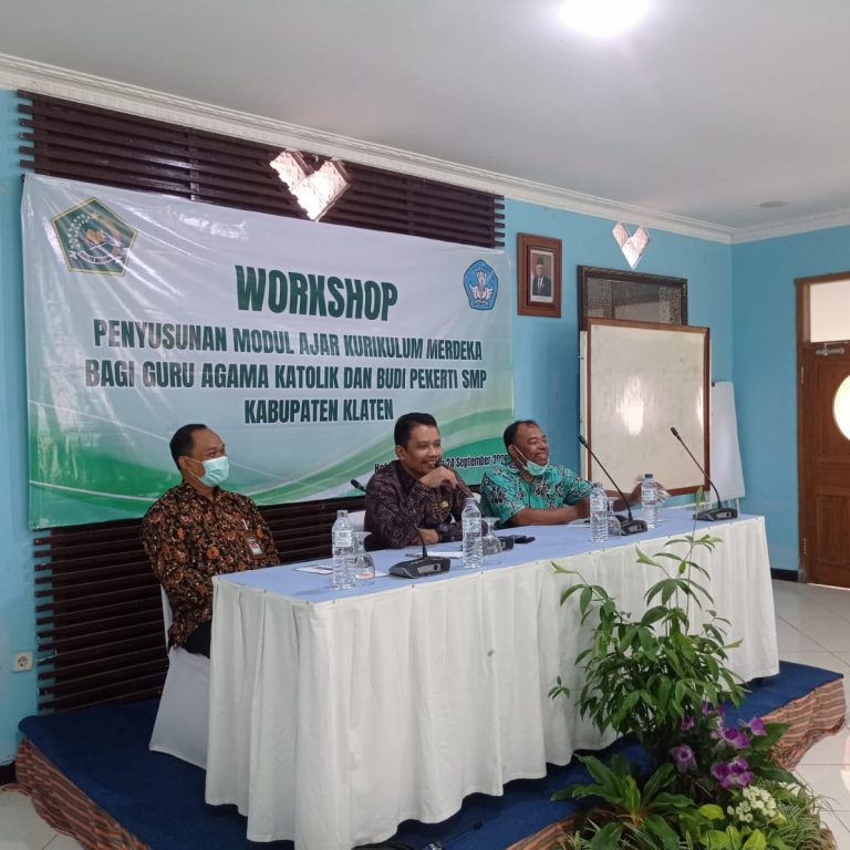 Kemenag Klaten Gelar Workshop Penyusunan Modul Ajar Kurikulum Merdeka