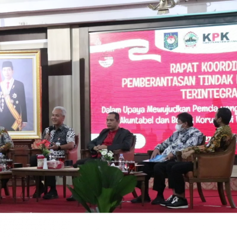 Rakor Pemberantasan Tindak Pidana Korupsi Terintegrasi