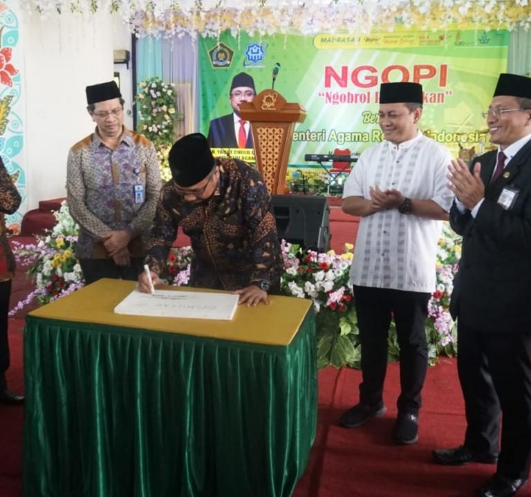 Kegiatan Ngobrol Pendidikan (Ngopi) Bersama Menteri Agama RI