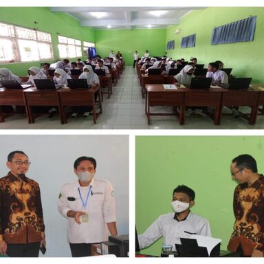 Tim Reviewer AKMI Kemenag RI Tinjau Pelaksanaan AKMI di MTs N 2 Banjarnegara
