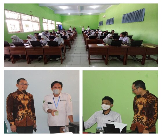 Tim Reviewer AKMI Kemenag RI Tinjau Pelaksanaan AKMI di MTs N 2 Banjarnegara