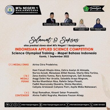 Kembali Rebut Emas, Airina Citra Prodelviva Bersinar Di Ajang Indonesian Applied Science Competition
