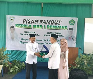 Harapan Taufik kepada Civitas MAN 1 Rembang