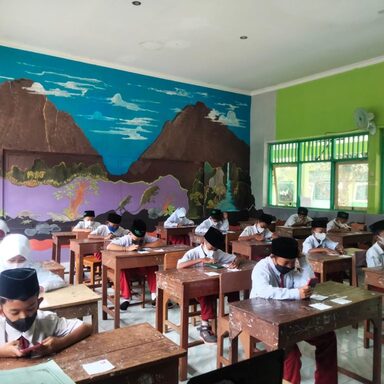 Petakan Kemampuan Literasi Siswa, MIN 2 Rembang Gelar AKMI