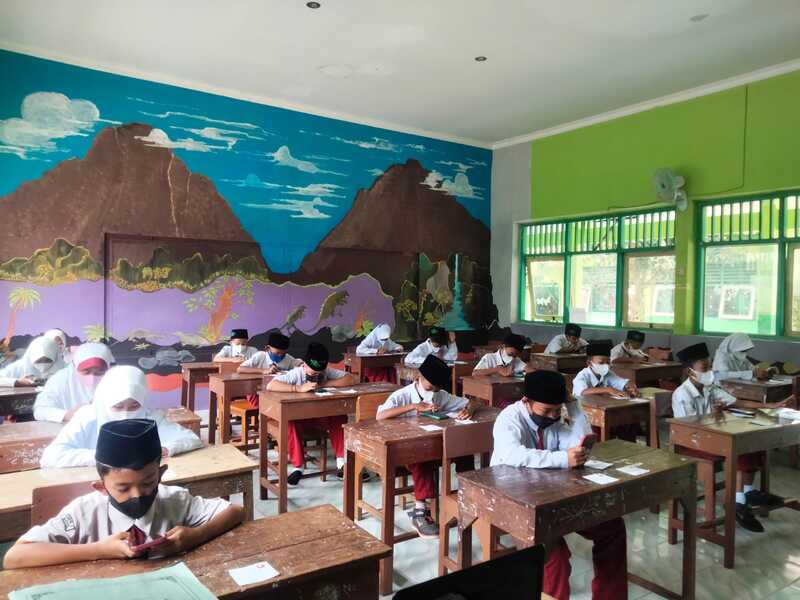 Petakan Kemampuan Literasi Siswa, MIN 2 Rembang Gelar AKMI