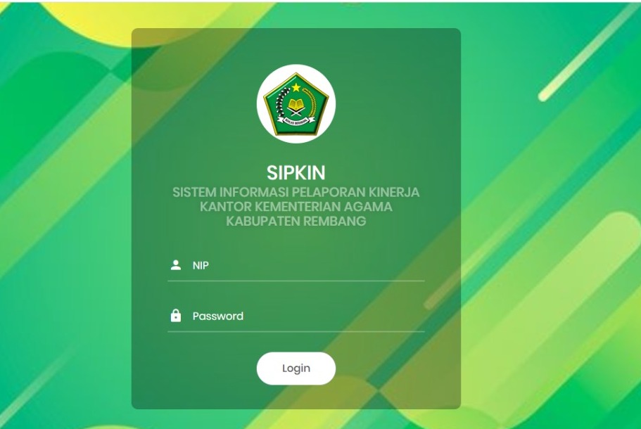 Sipkin, Aplikasi Inovasi LCKH Online CPNS Kemenag Rembang
