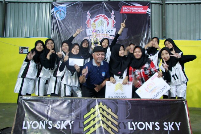 The Master Megabara Raih Juara I, Lyon’s Sky Open Tournament Basketball