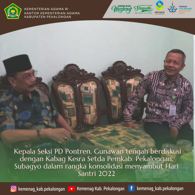 Koordinasi Menjelang Peringatan Hari Santri Nasional 2022